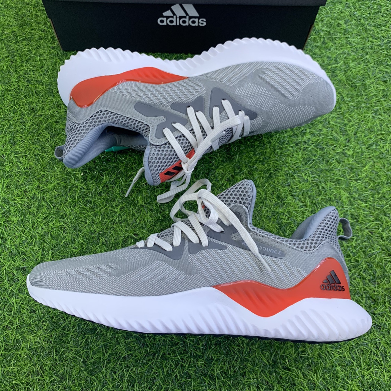 [ VIDEO ẢNH+HỘP BẢO VỆ GIÀY] giày thể thao Alphabounce beyond xám đỏ thời trang nam nữ