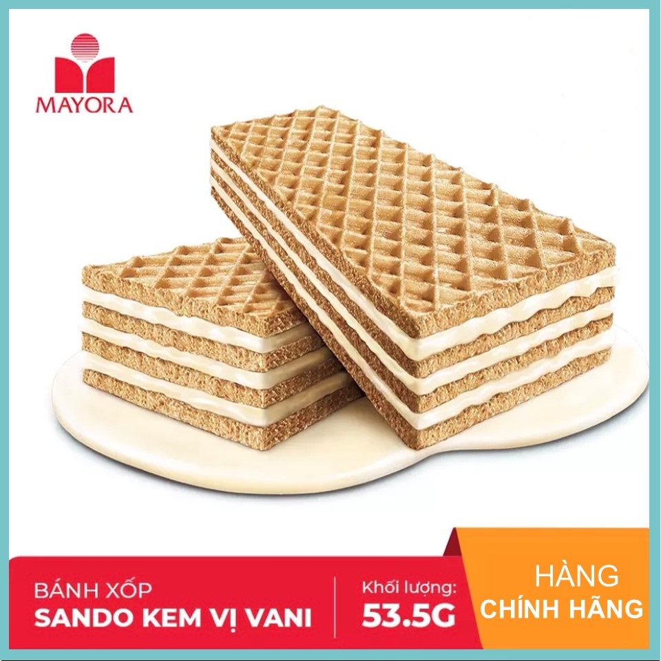 [HCM ship 2h] Bánh xốp Sando Creamy Vani 53.5g