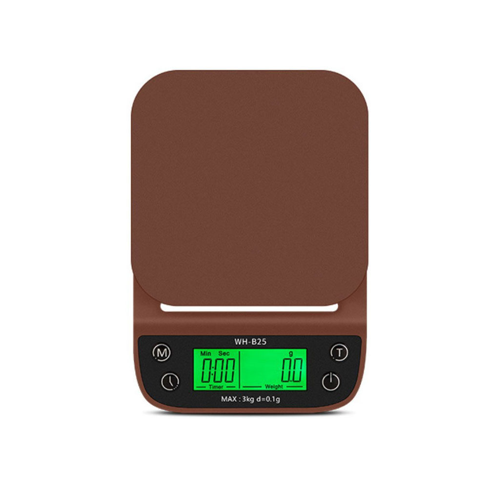 Cân bếp, cân cafe cà phê điện tử WH-B25 3kg - 0,1g - Cân tiểu ly điện tử có chức năng hẹn giờ/đếm giờ, Cân tiểu ly làm bánh độ chính xác cao kèm 2 viên pin AAA