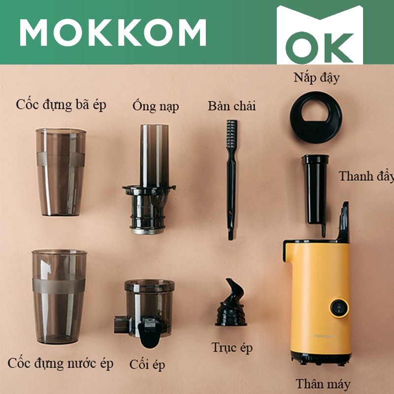 Phụ kiện máy ép chậm Mokkom - Snapbee, linh kiện máy ép chậm