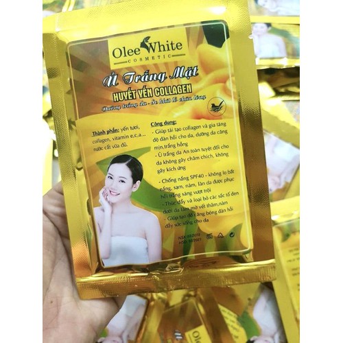 Ủ Trắng Huyết Yến ( 3 gói ) - kem dưỡng trắng da mặt