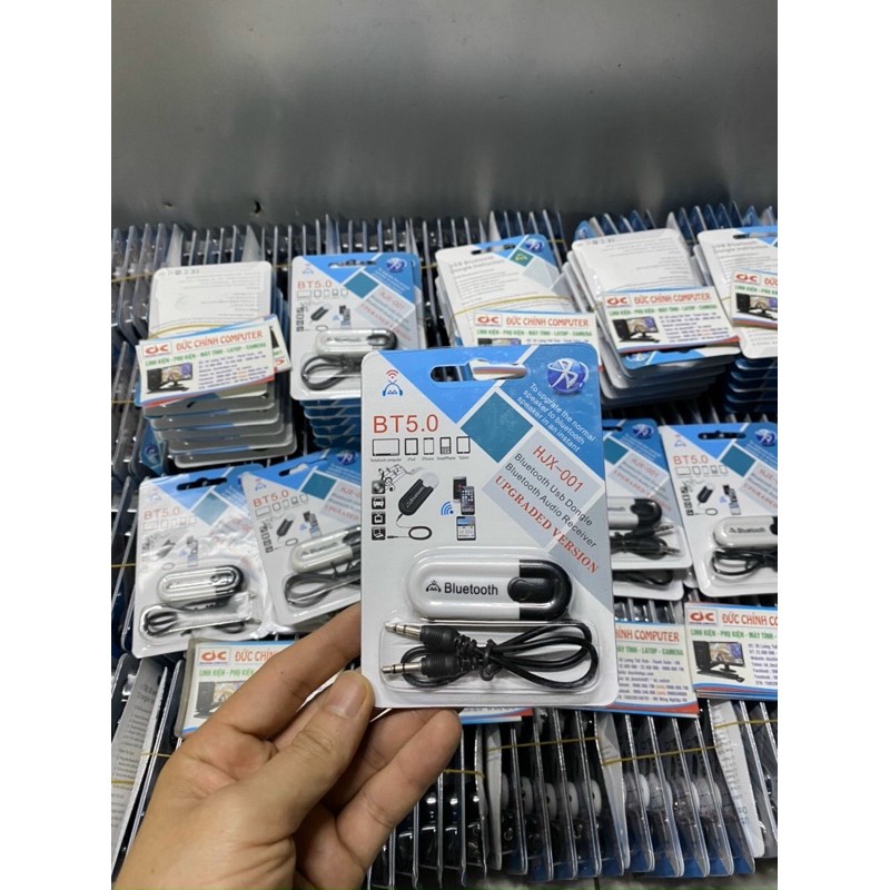 Usb thu bluetooth 5.0 hjx001- đầu usb bluetooth cho loa kéo, loa thường