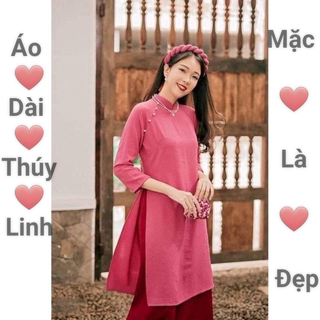 Áo dài lua tây thi mẫu mới đẹp 2022  - Áo Dài Đan Linh