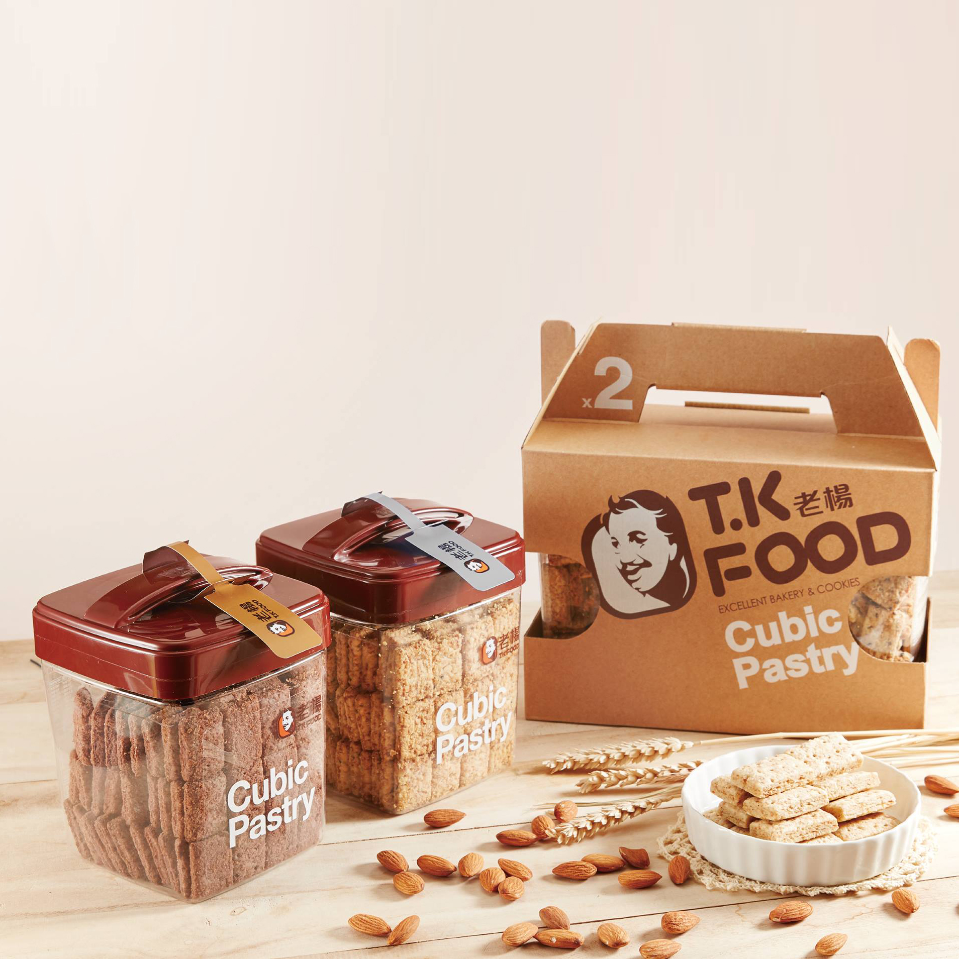 BÁNH QUY LÚA MẠCH TKFOOD (TK FOOD) 520G ĐÀI LOAN