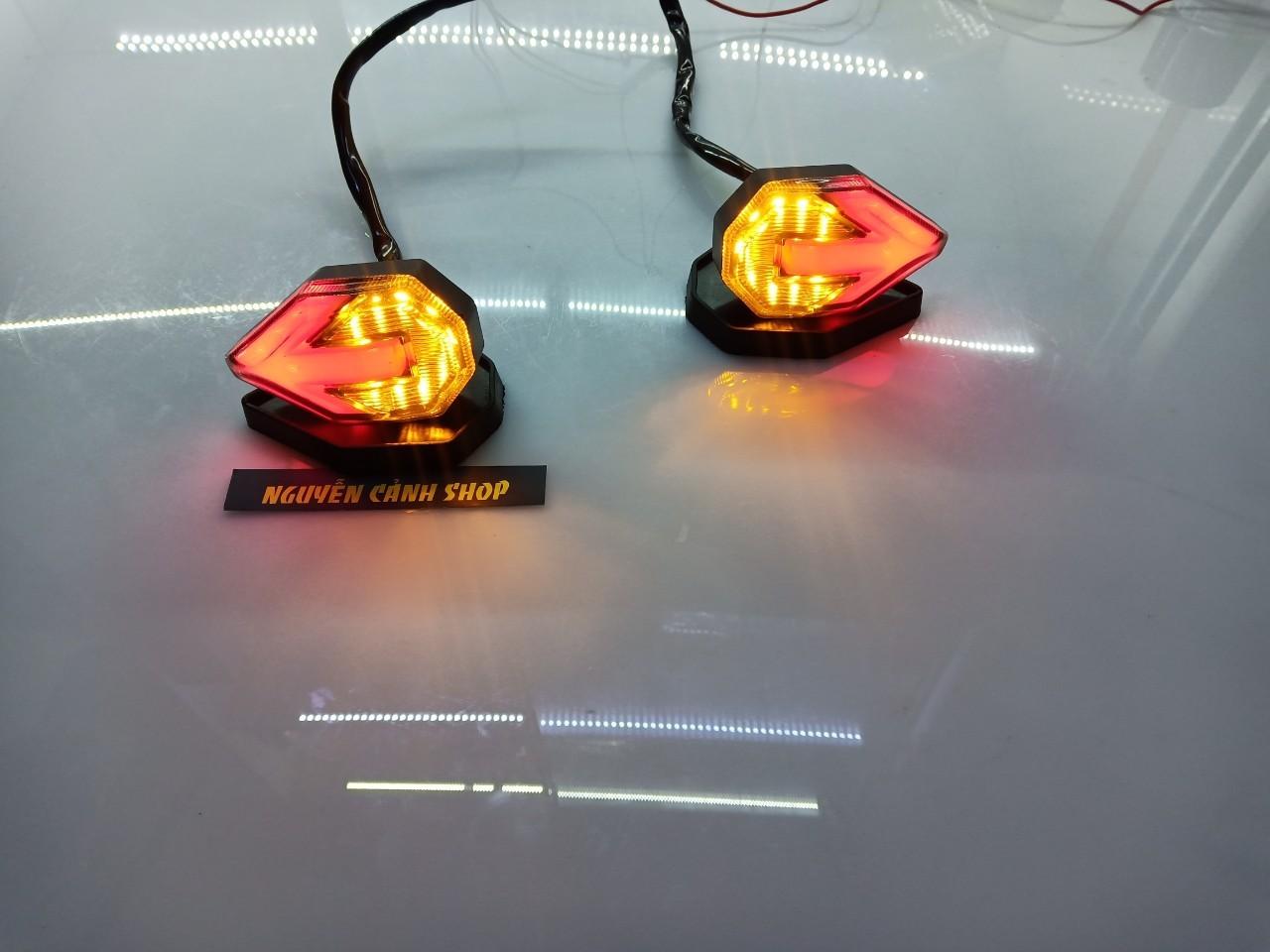 [HCM]Đèn xi nhan kiểu mủi tên cho xe máy 1 cặp