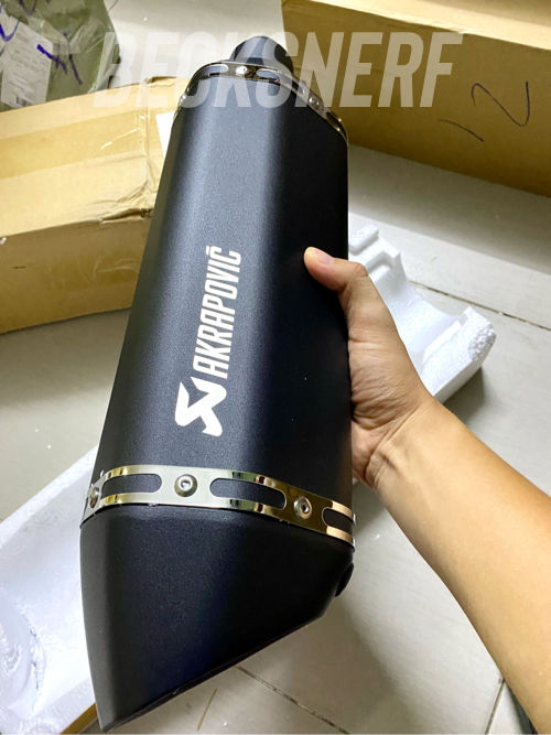 Pô Thể Thao Akrapovic 47cm Hàng nhập lon dầy