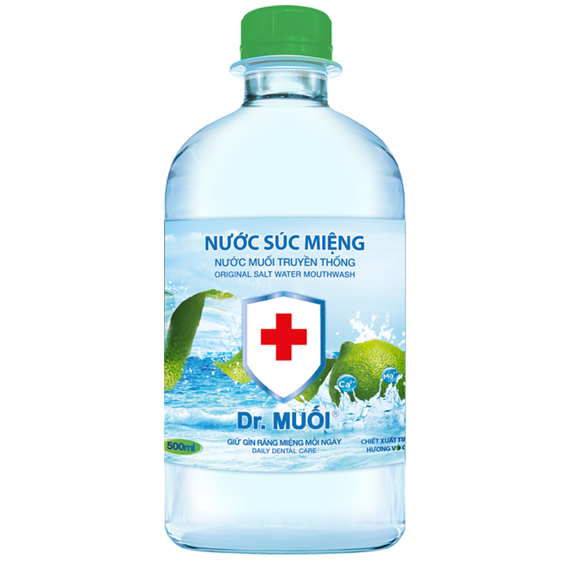 Nước súc miệng Dr.muối hương vỏ chanh