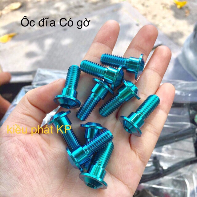 Ốc đĩa có gờ titan Gr5 gắn SONIC RAIDER SATRIA và dòng xe khác GIÁ 1 CON