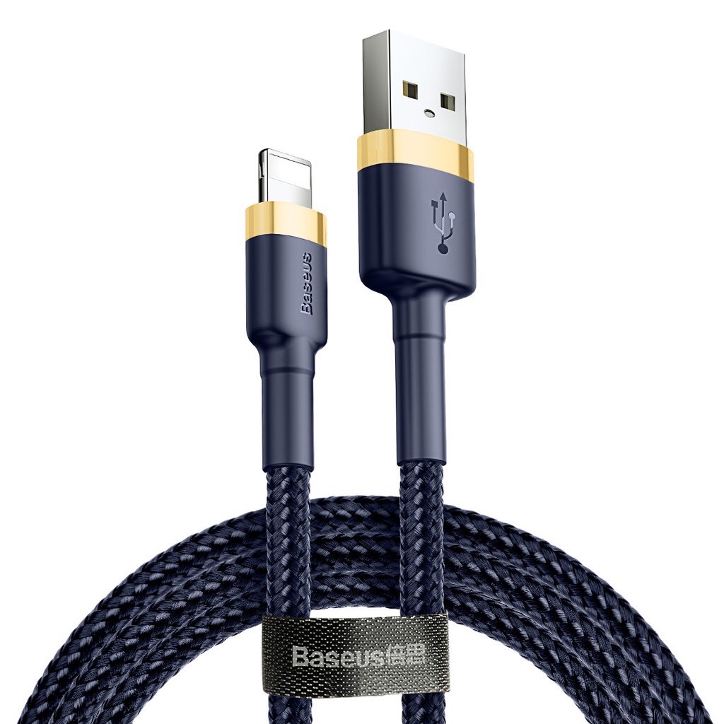 Cáp sạc nhanh Lightning siêu bền dùng cho iPhone - Baseus Cafule Cable
