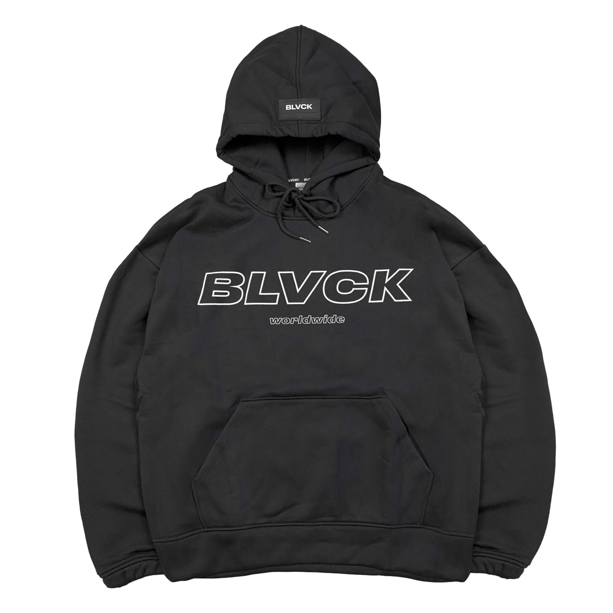 Hoodie basic BLVCK - Black (Phiên bản nỉ bông)
