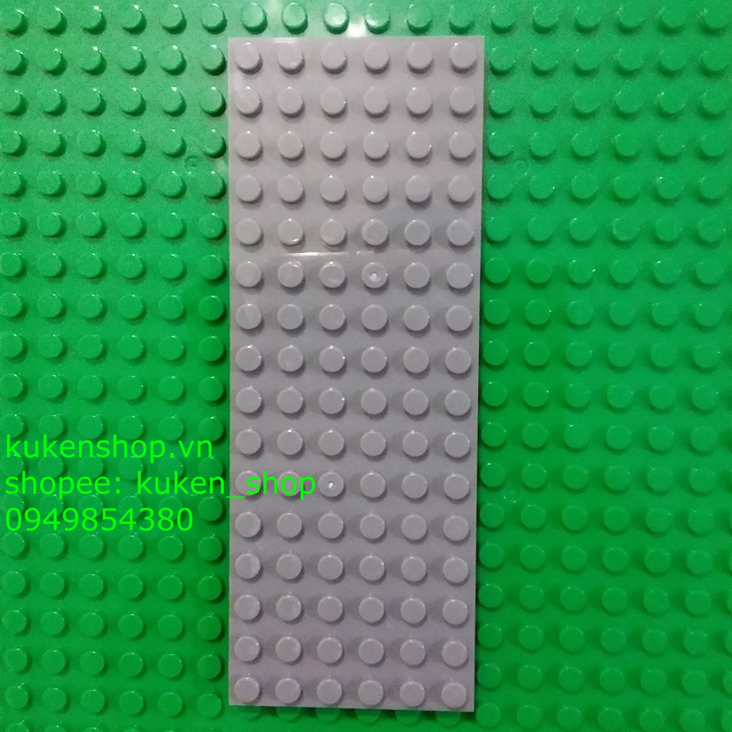 Một tấm gạch kích thước 6x16 như hình no.302 - phụ kiện đồ chơi lắp ráp brick