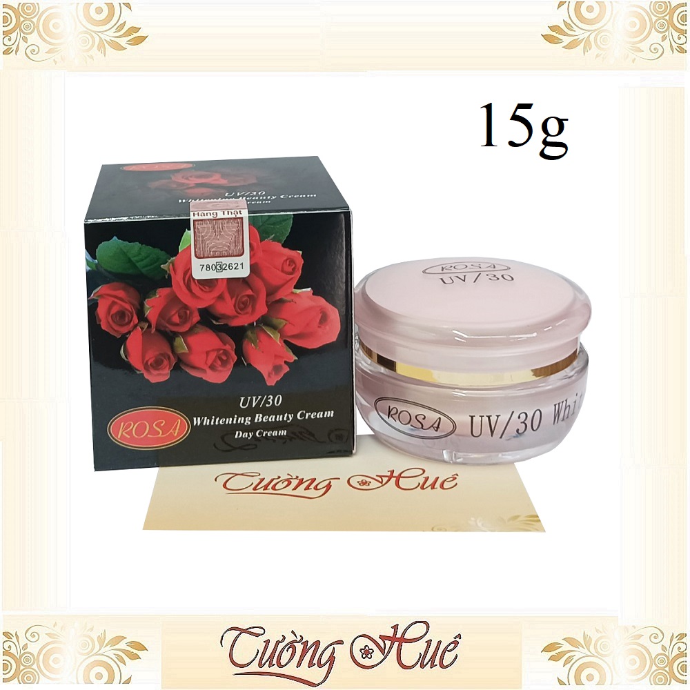 Kem rosa hoa hồng đen dưỡng trắng da ban ngày uv/30 day cream - 15g.