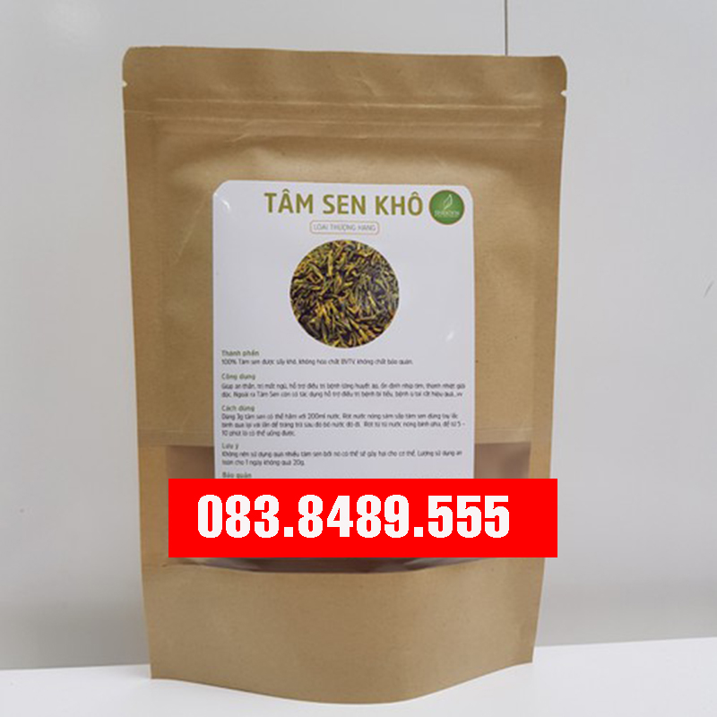 Tâm sen sấy khô [500gram] loại thượng hạng - DB204