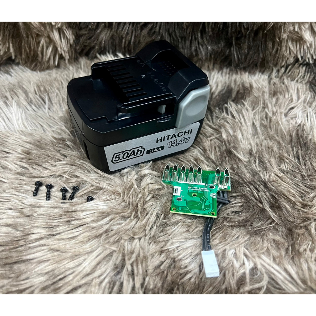 Vỏ, Mạch Pin Hitachi Bsl1430 14V Zin, Nhận Sạc Zin.