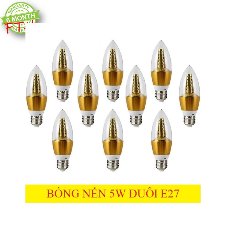[HCM]Bóng đèn led quả nhót 5w đui E27 siêu sáng