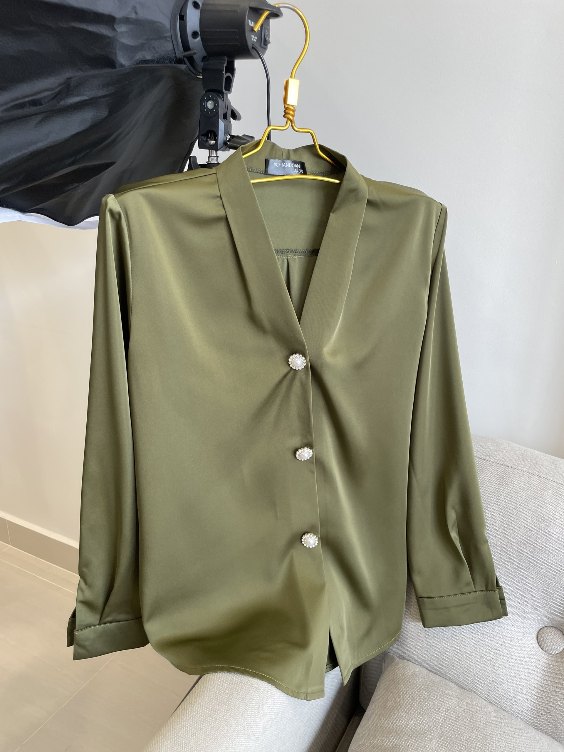 [CHIANDOAN ORDER] Sơ mi lụa Cheese Shirt siêu nhẹ siêu mát cho mùa hè