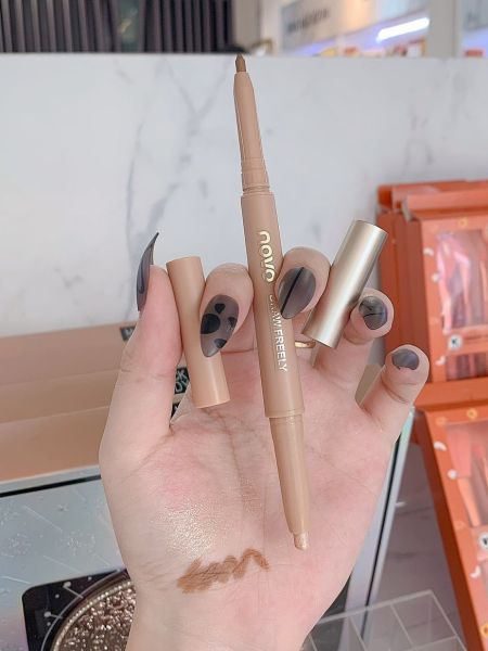 Chì Kẻ Bọng Mắt Nhũ Mắt Highlight NOVO 2 Đầu Star Eyes Clever Lying Silkworm - NOVO 5432 giá rẻ