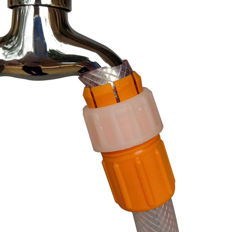 Đầu nối nhanh vòi máy giặt, ống nước cứng PVC, nối nhanh ống nước mềm,van vặn chặt ống nước tiện dụng-HAUSE