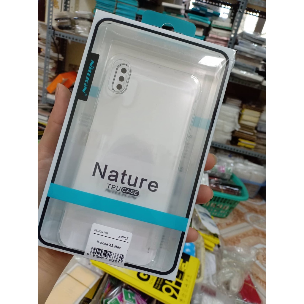 Ốp lưng dẻo Nillkin iPhone Xs max Silicon trong suốt