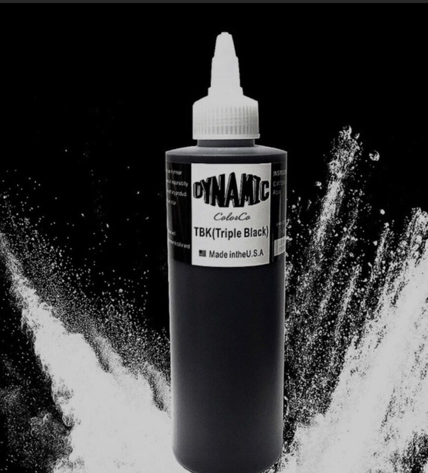 Mực tập xăm Dynamic Triple Black 240ml