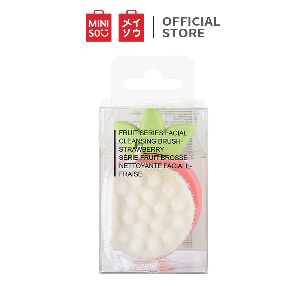 Cọ rửa mặt Fruit Series Miniso Facial Cleansing Brus (Strawberry)