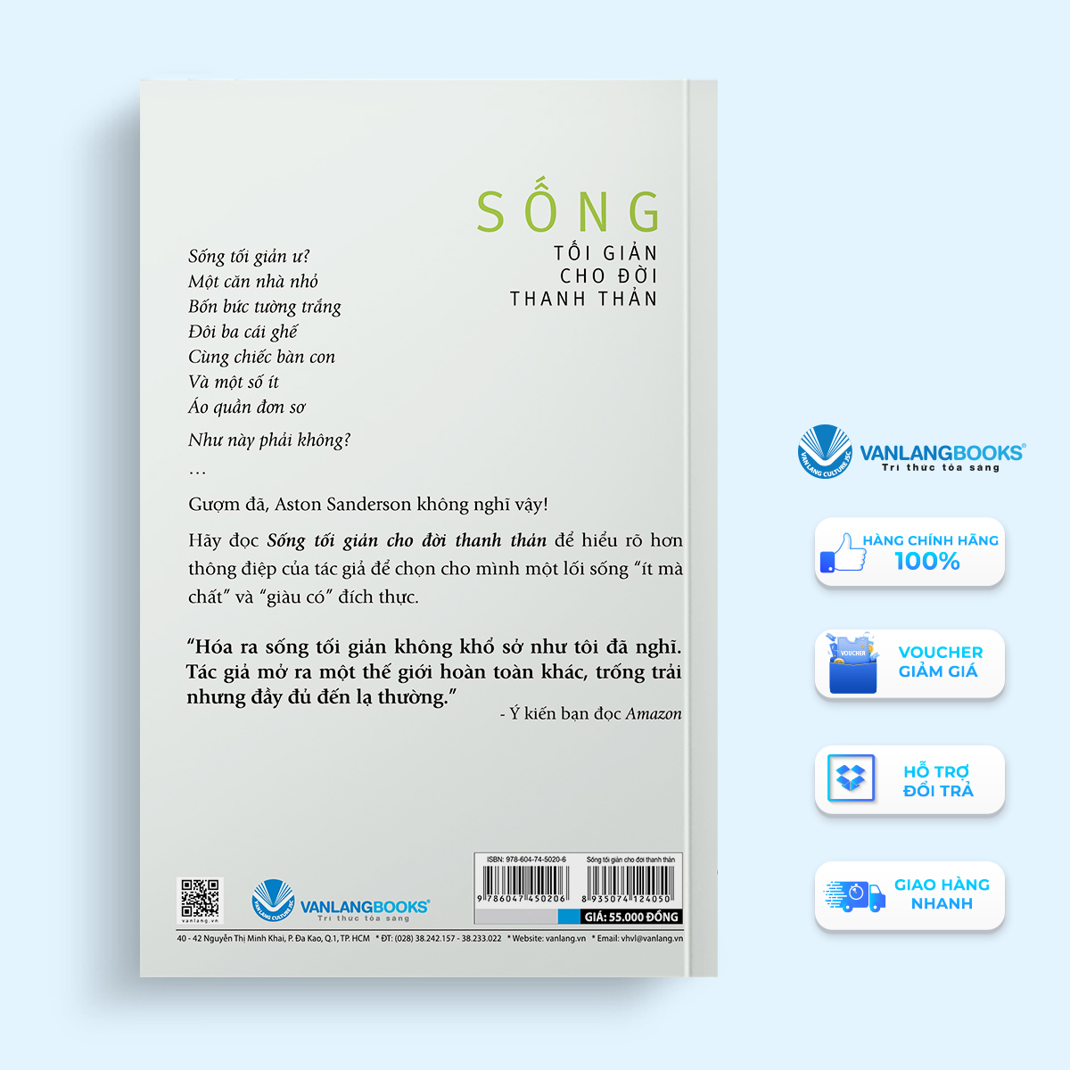Sách - Sống Tối Giản Cho Đời Thanh Thản-Vanlangbooks