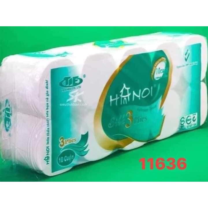 Giấy Vệ Sinh Hà Nội Không Lõi Hàng Loại 1 Đủ 1.6Kg
