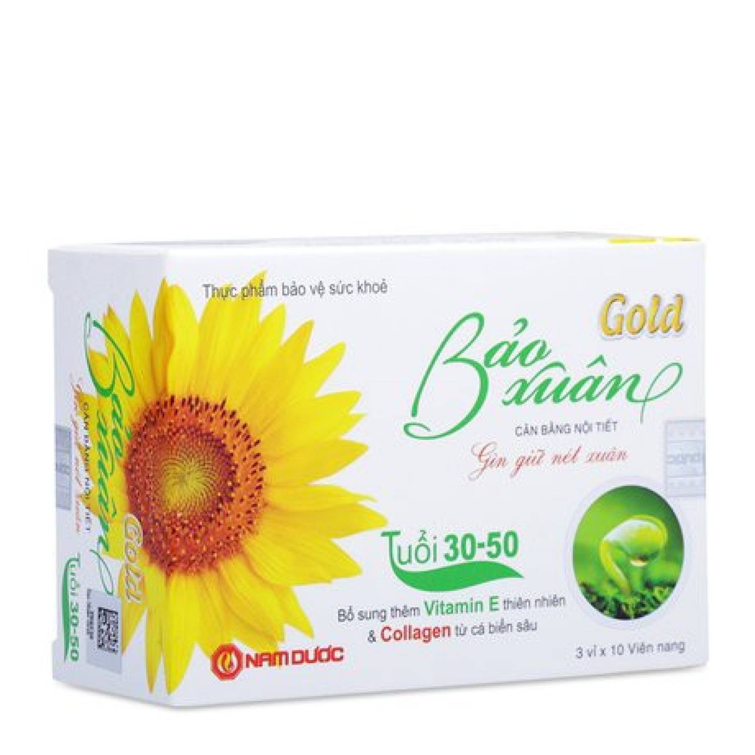 Bảo Xuân Gold (3 vỉ x 10 viên/hộp)