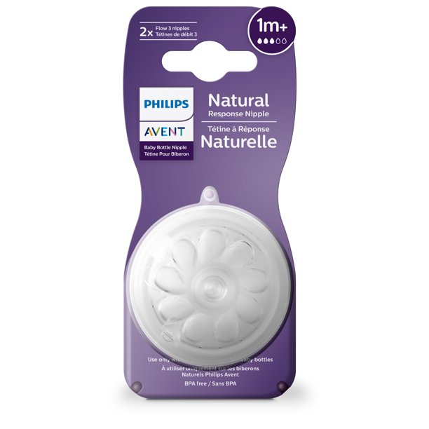 Núm ti bình sữa Philips AVENT mẫu mới ,đủ size [1,2,3,4,5,6 ]