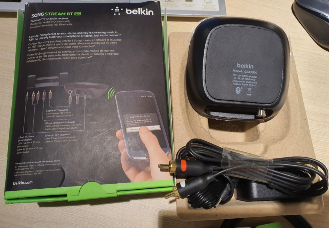 Belkin G3a2000- Thiết bị nhận âm thanh Bluetooth & NFC Receiver