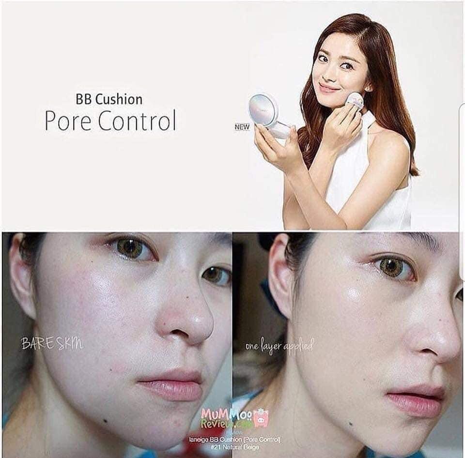 Phấn Nước Laneige BB Cushion Pore Control Kiềm Dầu Tone 21
