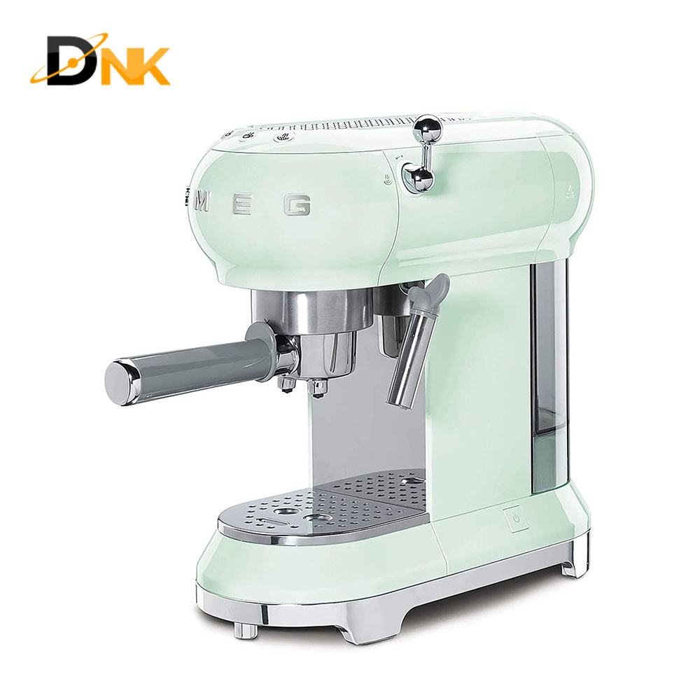 [NK Germany]-Smail ecf01pgeu pastel green mint espresso maker, thermoblock, 15 bar