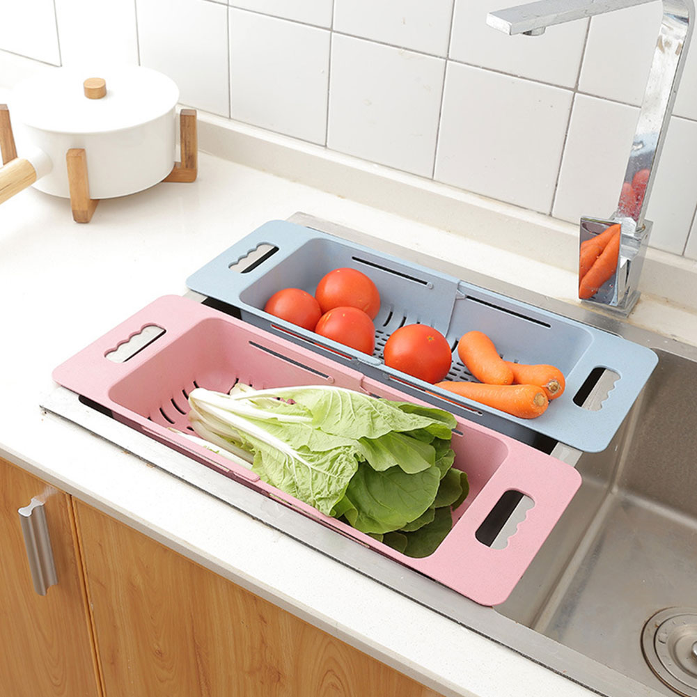 Rổ gác bồn rửa lúa mạch rút gọn