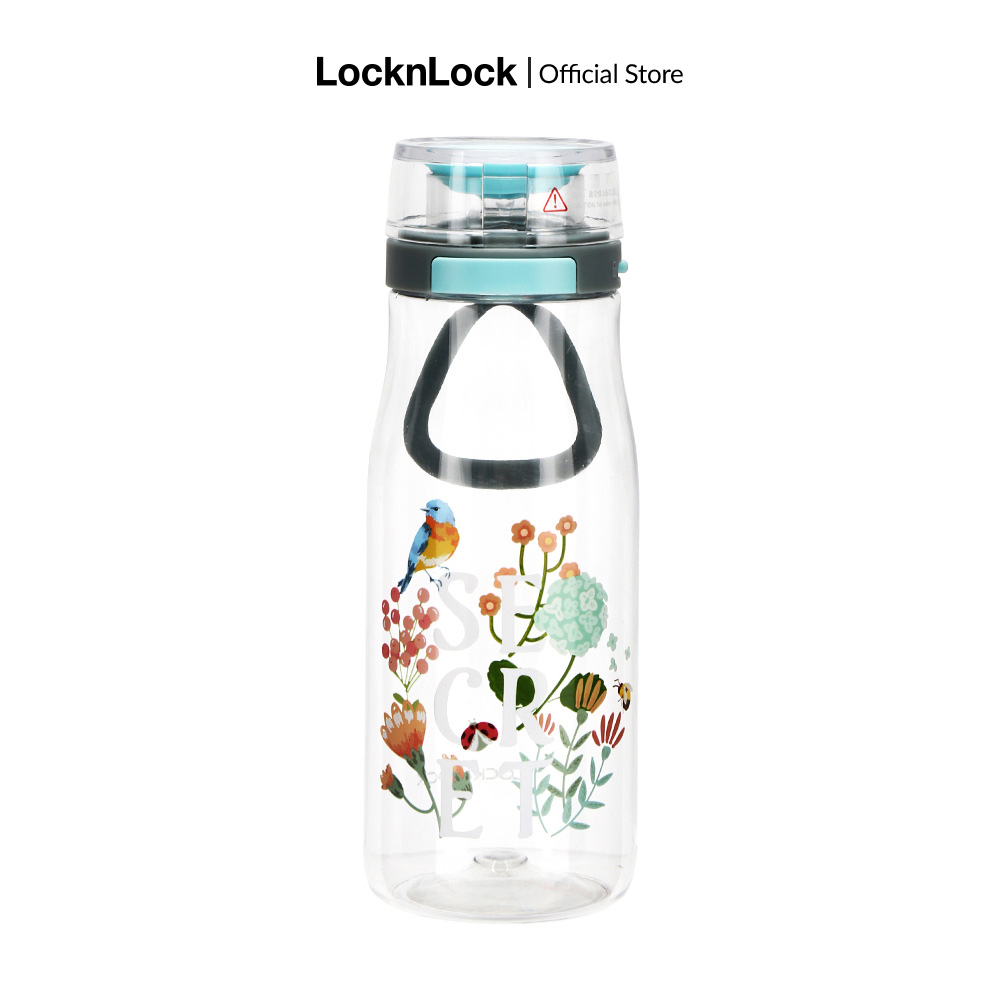 ABF687 - Bình Nước nhựa ONE TOUCH nhãn hiệu Lock&Lock 500ml mở nắp chỉ với 1 chạm