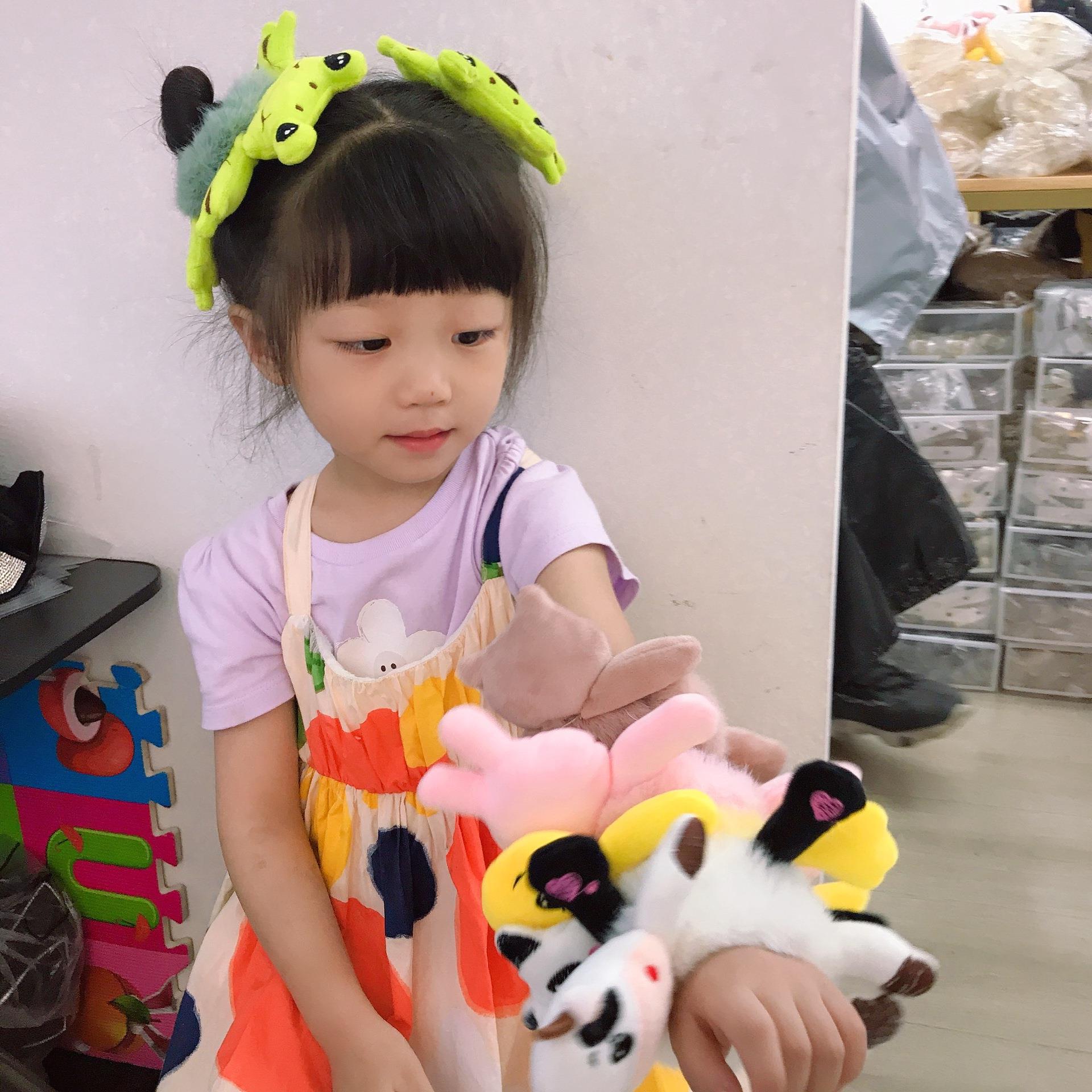 Dây buộc tóc hình thú đáng yêu cho bé gái