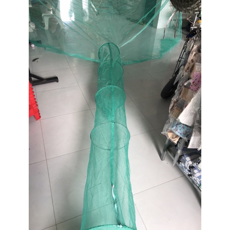 Dớn đặc cá, dớn đặc tép,tôm,lươn,rắn,...mắt lưới 3li/4li,tổng chiều dài ~ 5m(Dớn ~3m + Cánh mỗi bên 2m)