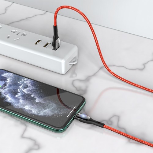 Cáp Sạc Hoco U89 Lightning - 2,4A (Iphone/Ipad)