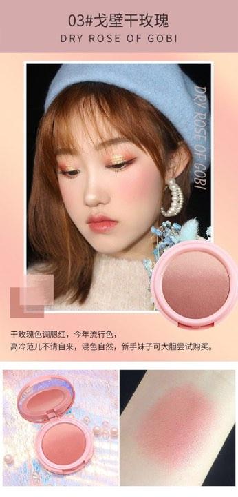 Phấn má hồng Novo tròn