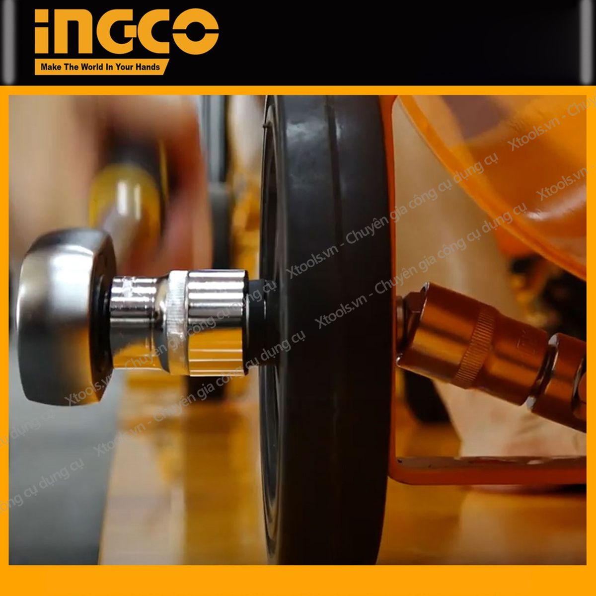 Cờ lê lực 2 chiều tự động điều chỉnh đa năng INGCO 1/4 1/2 3/8 cần siết lực thép Cr-V siêu cứng chống rỉ sét