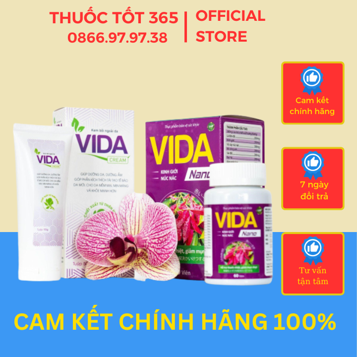 Kem bôi Vida Nano – Hỗ trợ viêm da cơ địa tuýp 50g