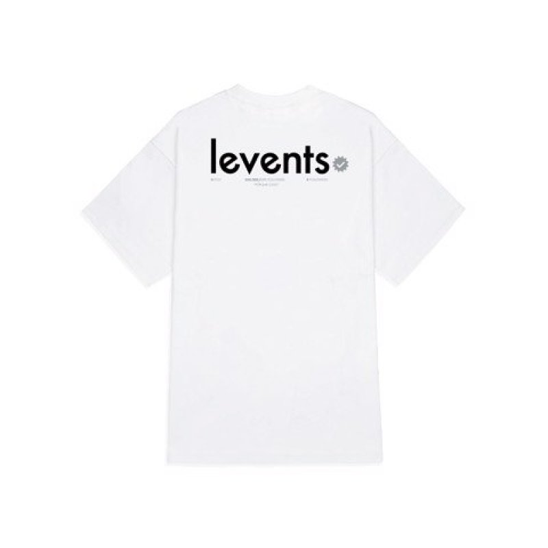 [DF]LEVENTS® Áo thun POPULAR LOGO TEE WHITE/ BLACK