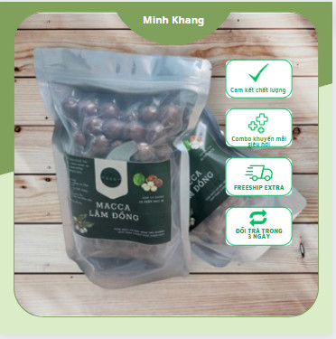 500g macca sạch Lâm Đồng organic _ mắc ca sấy [size nhỏ]