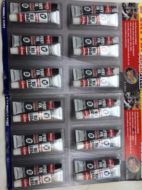 Keo 2 thành phần gắn sắt