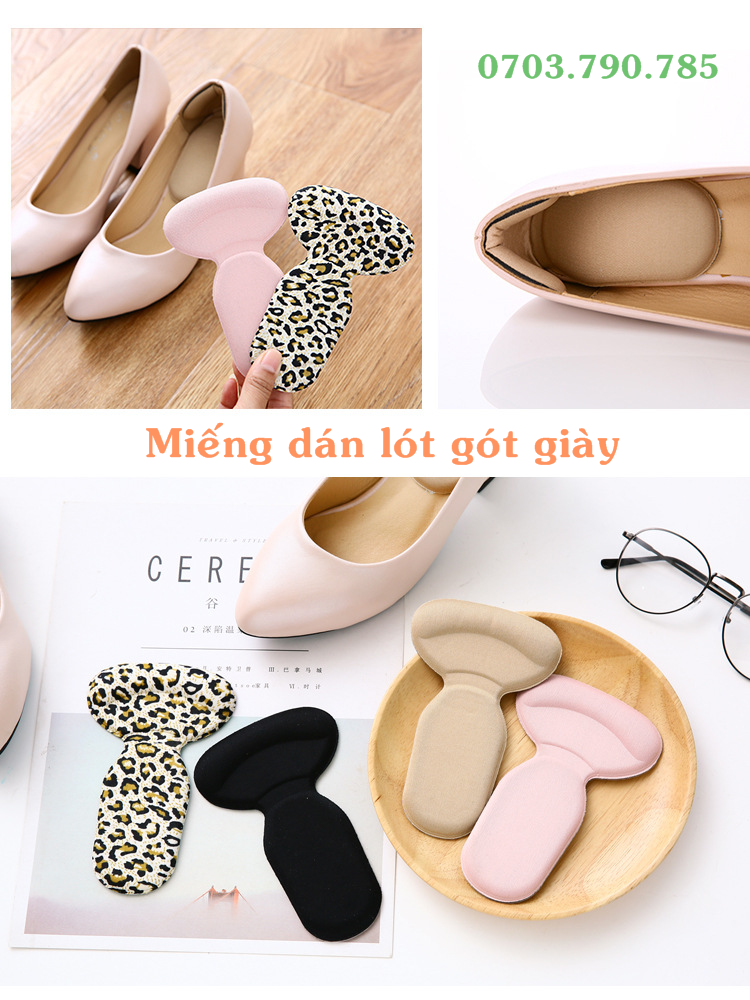 [HCM]1 Cặp miếng dán lót gót giày êm chân - LOẠI LỚN