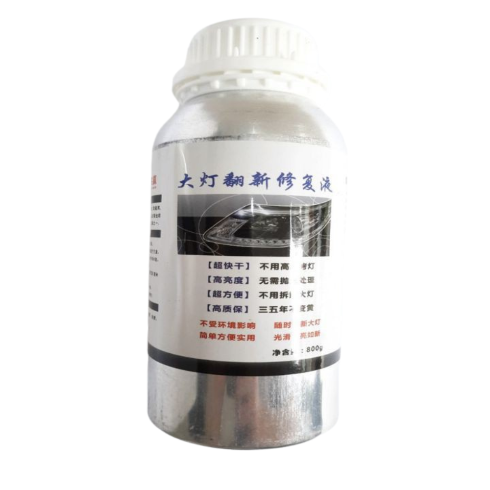 Bộ đánh bóng đèn pha ô tô-xe máy phủ nano làm bóng - Bộ dụng cụ kèm chai dung dịch làm bóng