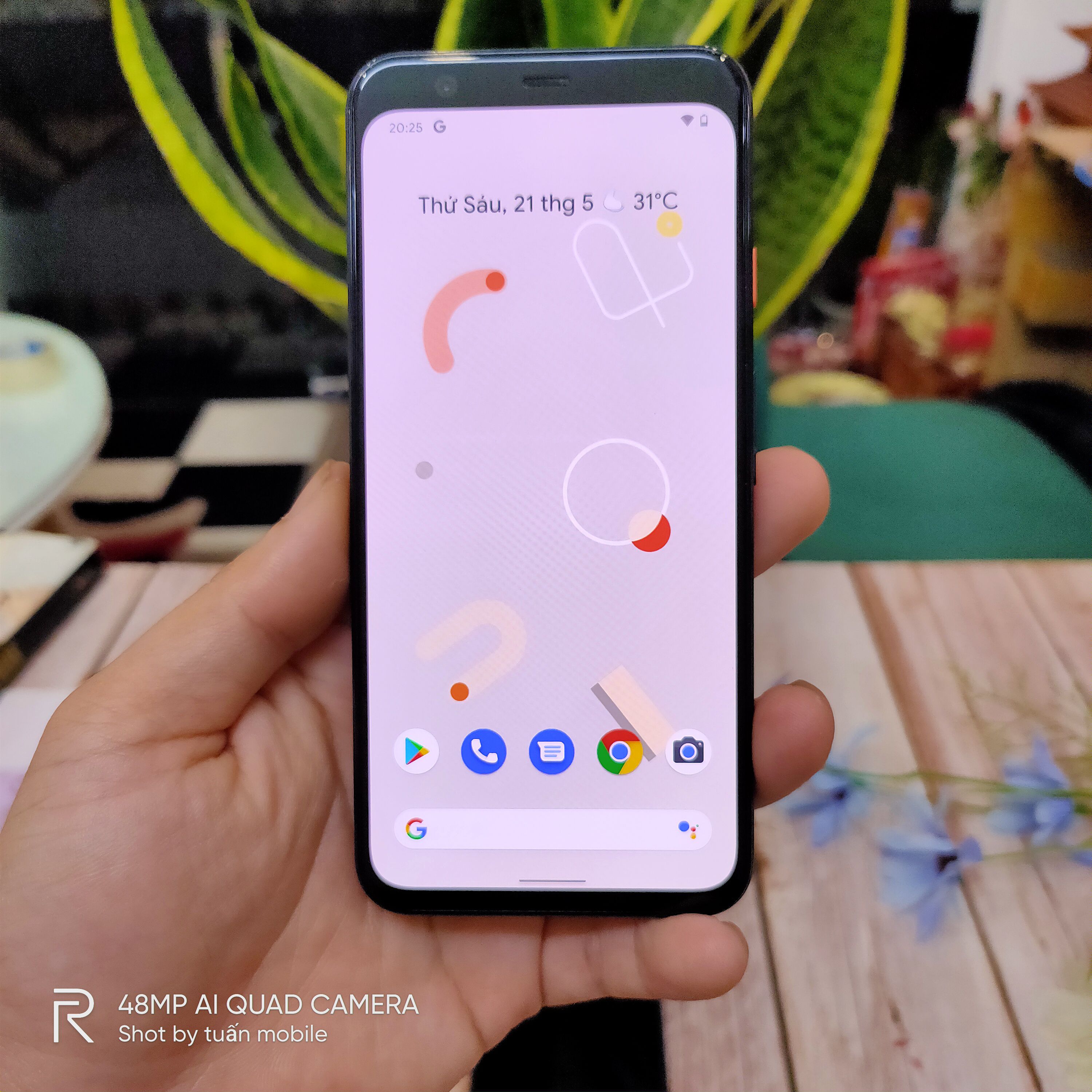 Điện thoại google pixel 4,Ram 6/64Gb,Snap 855,poled 5.7''