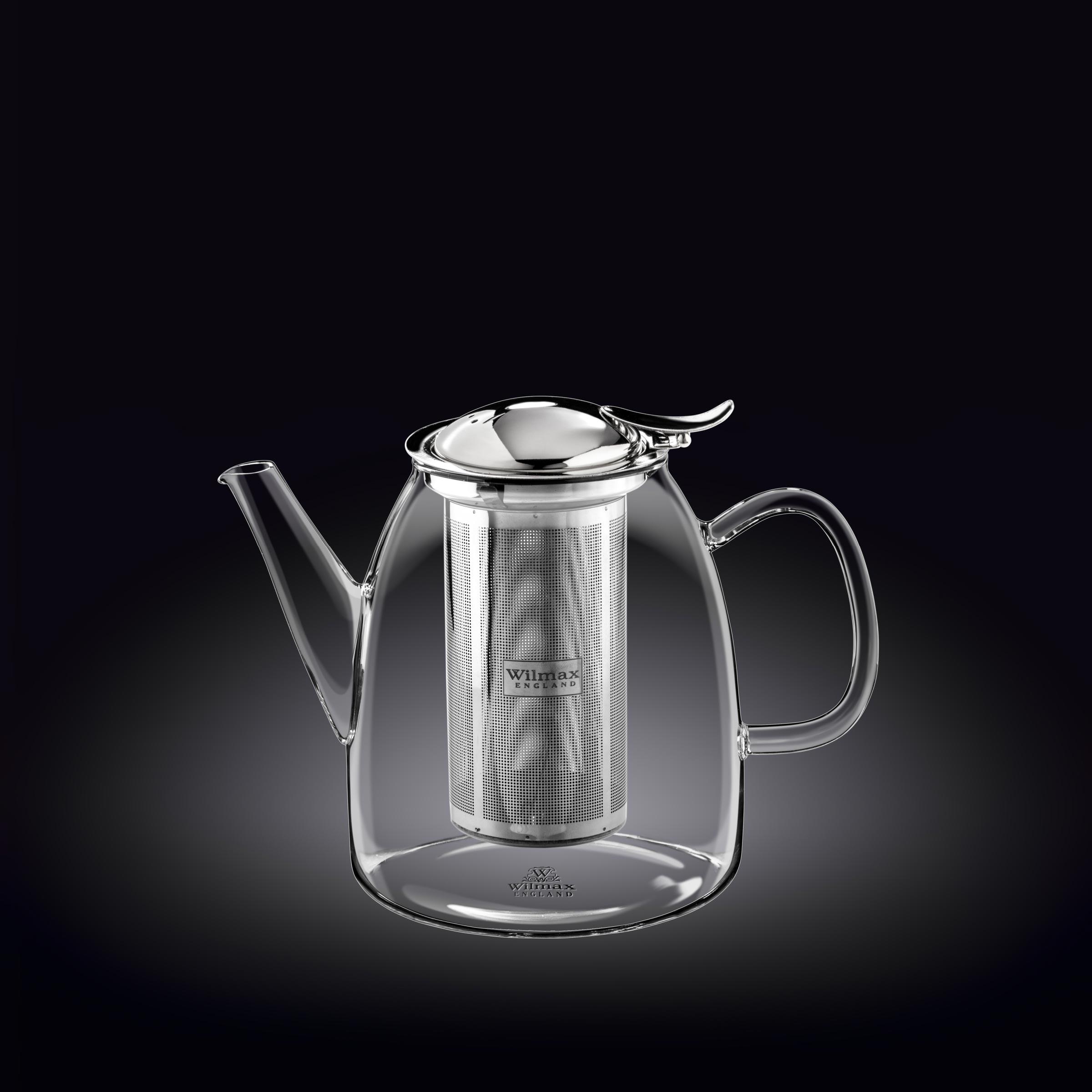 Bình lọc trà thủy tinh Wilmax 0.6L (cao)