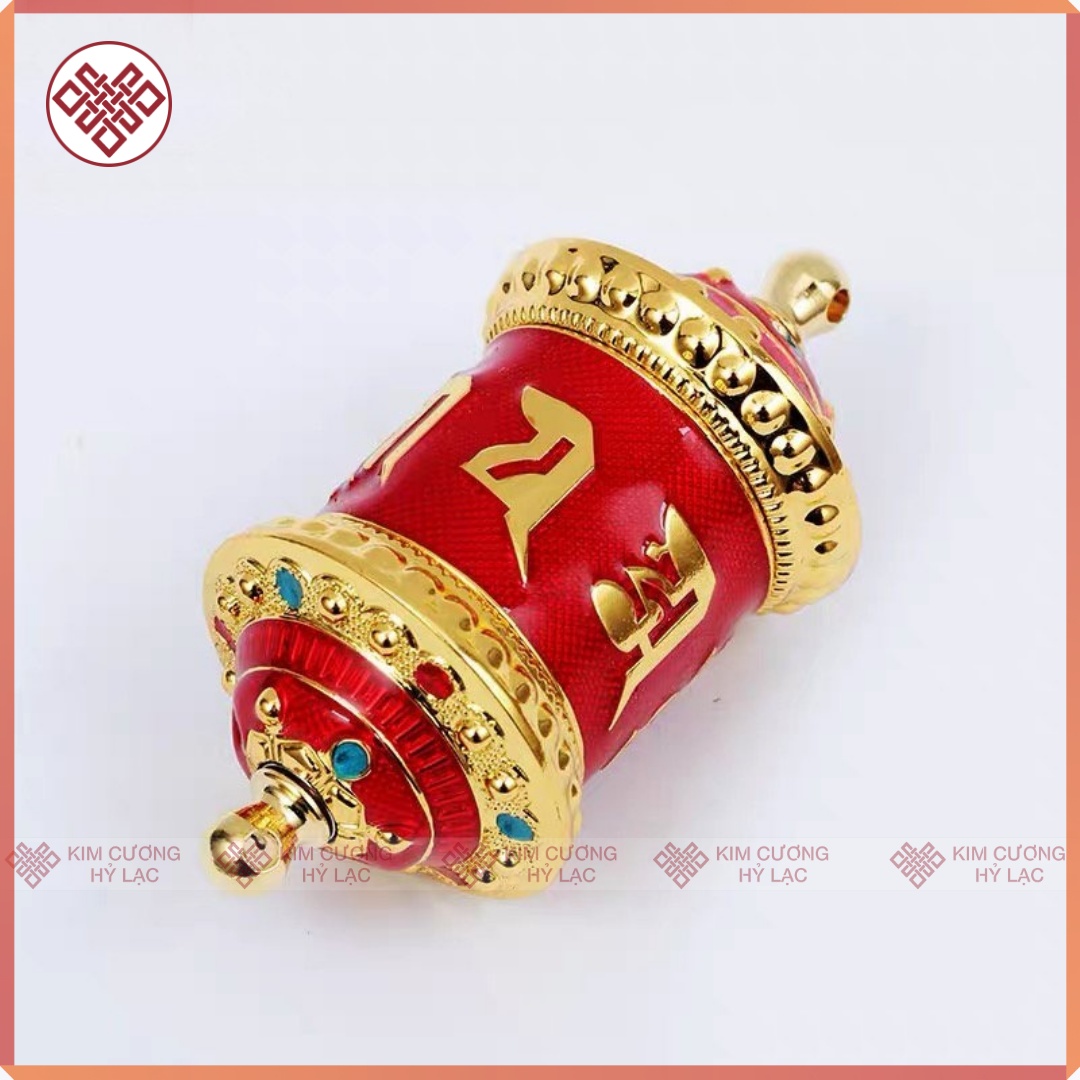 Mặt Dây chuyền Kinh luân [Kim Cương Hỷ Lạc] đeo cổ