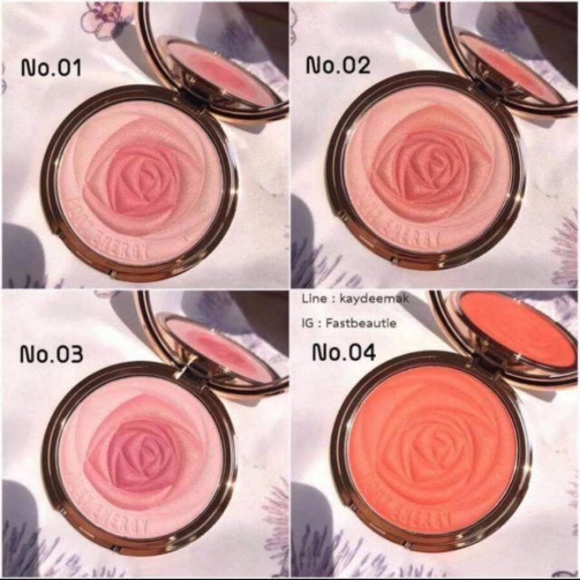 [HCM]Phấn Highlight Bắt Sáng Má Hồng 2in1 Pony Energy Rainbow Rose