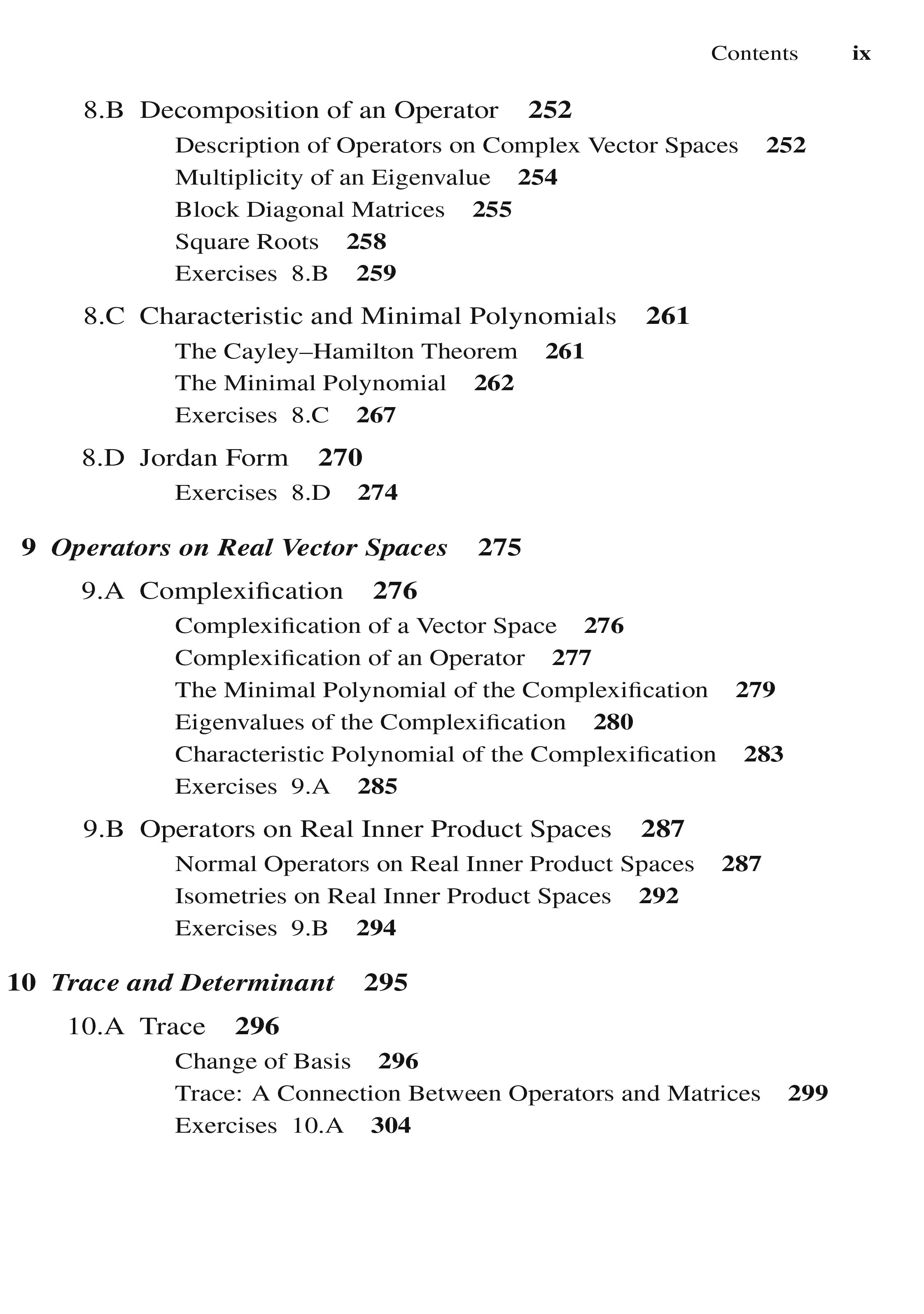 Linear Algebra Done Right